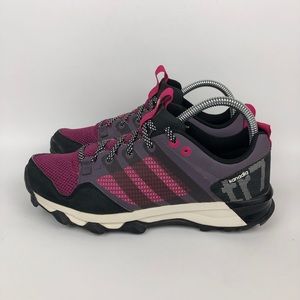 NEW ADIDAS Kanadia Trail 4 Running Shoes-Black/Blue-Men's size 12 US G56567  | #328444315